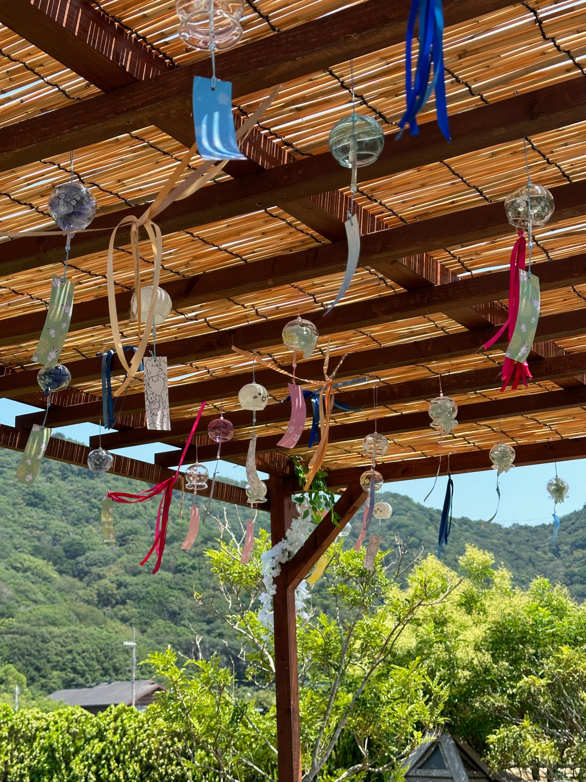 じゃのひれ風鈴で夏仕様